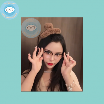 Gọng nhựa càng kính titanium mã 8151